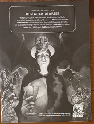 Cover of Crypt of the Devil Lich: Designer Diaries