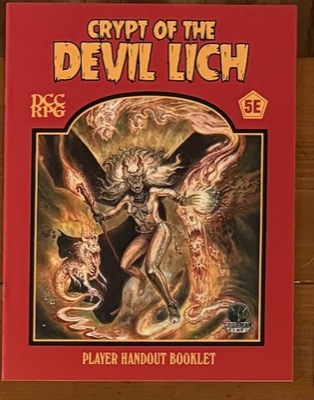 Cover of Crypt of the Devil Lich: Player Handout Booklet